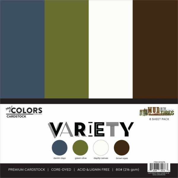 PP Mud On the Tires Cardstock Variety Pack PP Mud On the Tires Cardstock Variety Pack