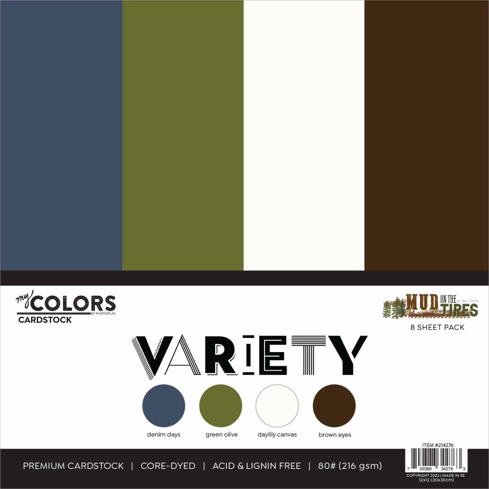 PP Mud On the Tires Cardstock Variety Pack