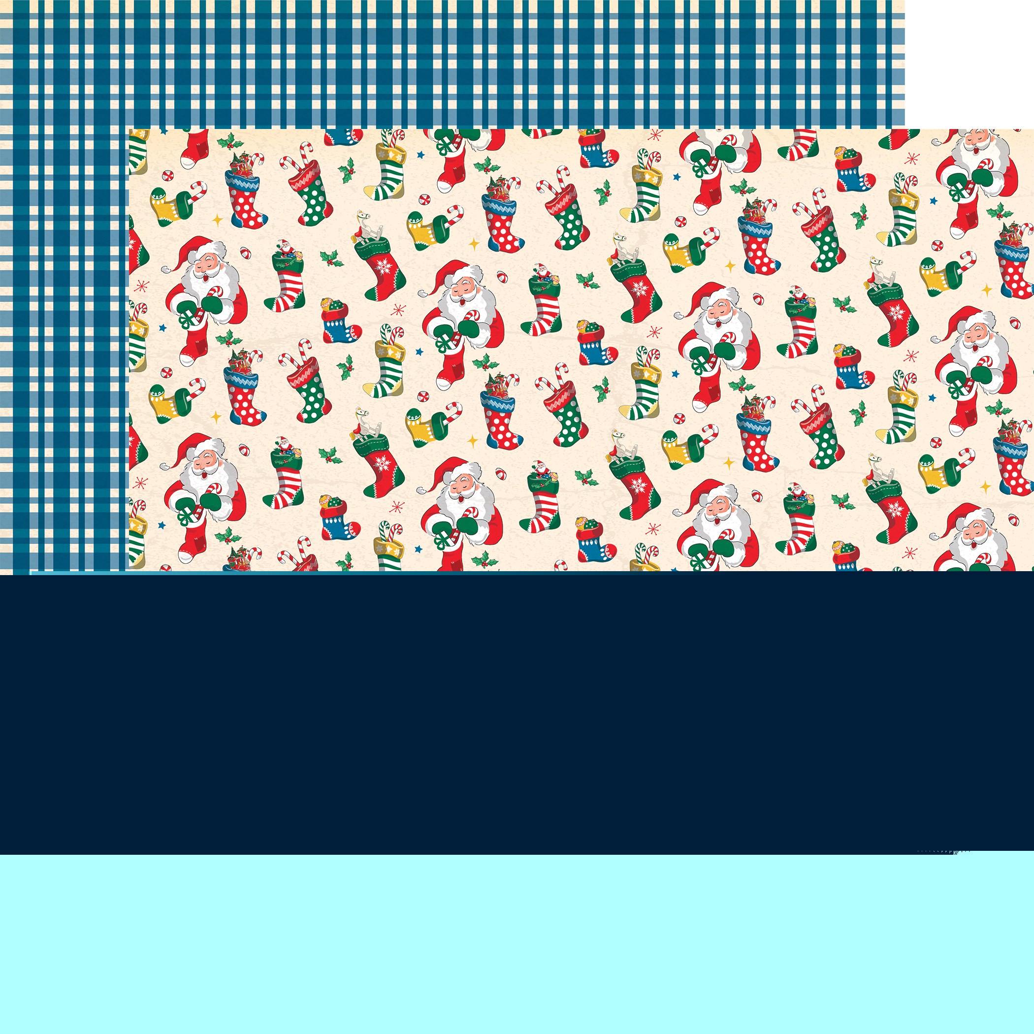 Carta Bella Season's Greetings Stuffed Stockings