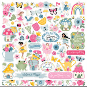 Echo Park Fairy Garden 12X12 Fairy Garden Element Sticker