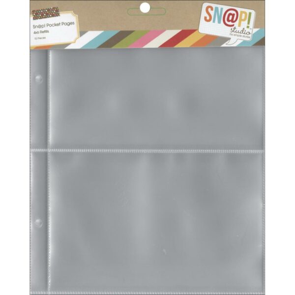 SS SN@P! POCKET PAGES PROTECTORS 4X6 SS SN@P! POCKET PAGES PROTECTORS 4X6