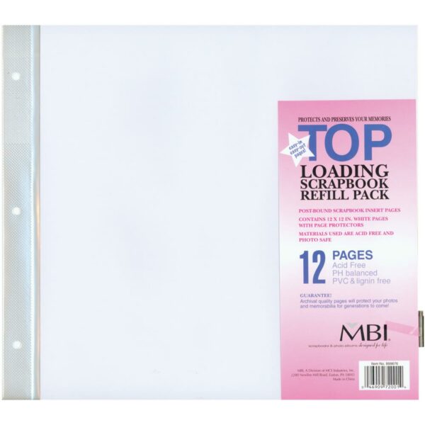 MBI 12X12 ALBUM REFILLS MBI 12X12 ALBUM REFILLS
