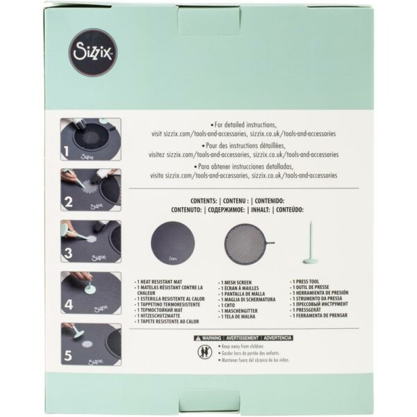 SIZZIX SHRINK PLASTIC ACCESSORIES