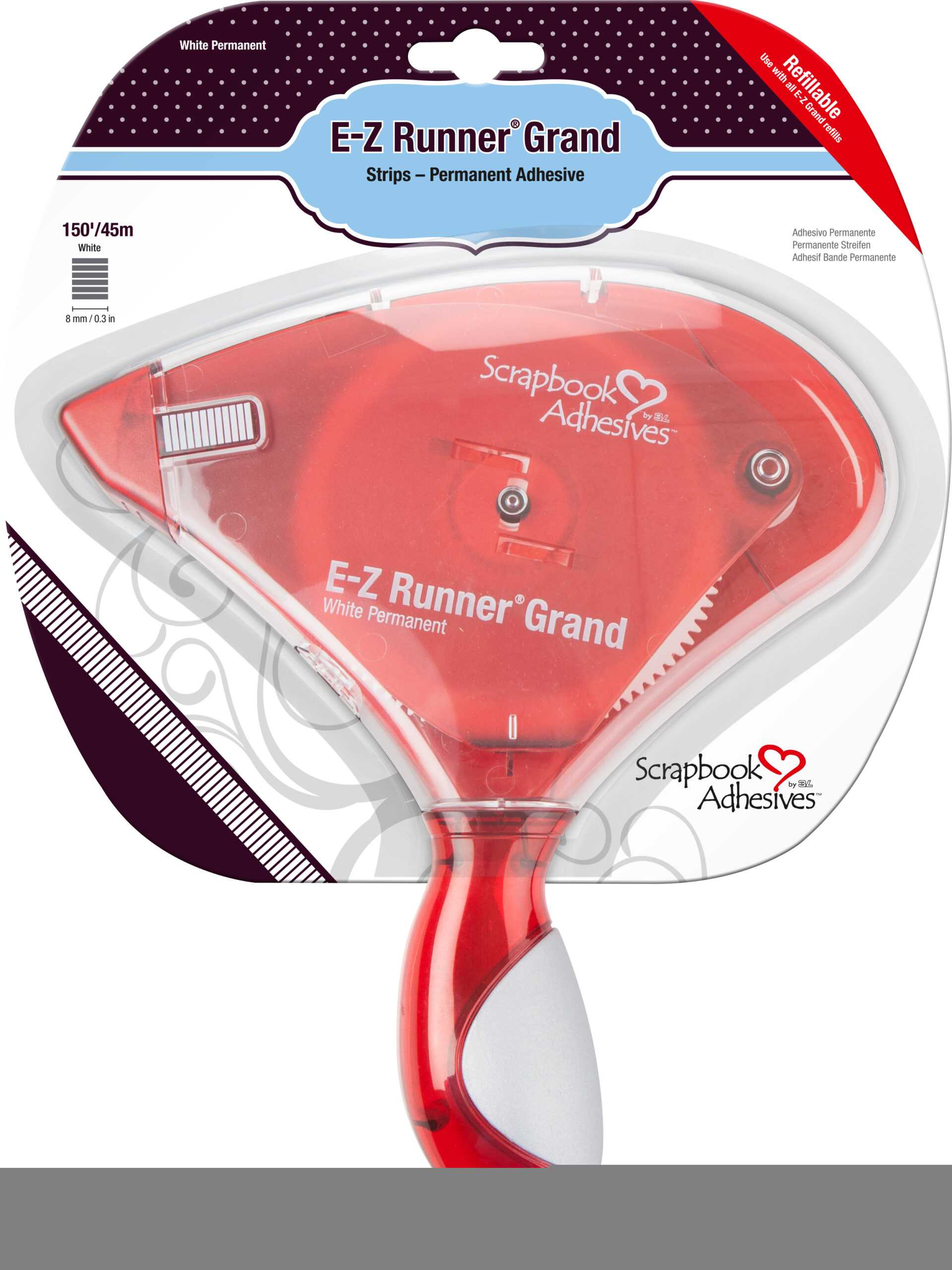 Scrapbook Adhesives E-z Runner Grand Strips Permanent Runner