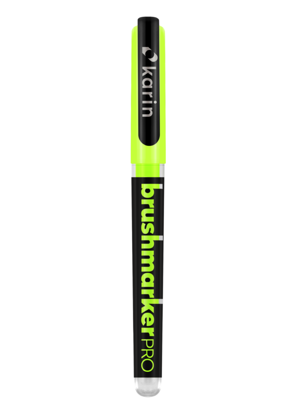 Brushmarker Pro Neon Yellow Green 0210 Brushmarker Pro Neon Yellow Green 0210