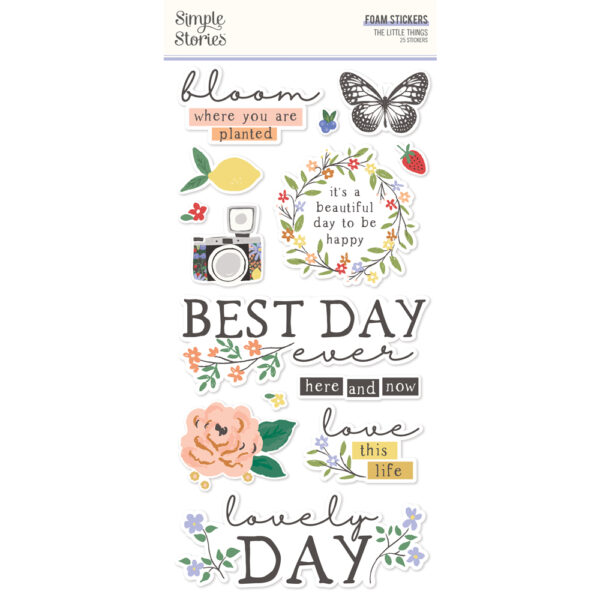 Simple Stories the Little Things Foam Stickers Simple Stories the Little Things Foam Stickers