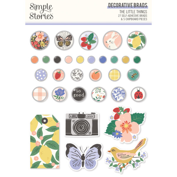 Simple Stories the Little Things Decorative Brads Simple Stories the Little Things Decorative Brads
