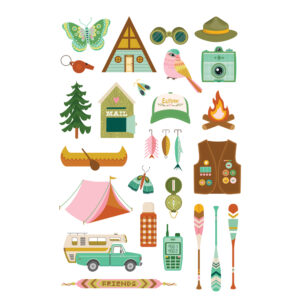 Simple Stories Trail Mix Sticker Book