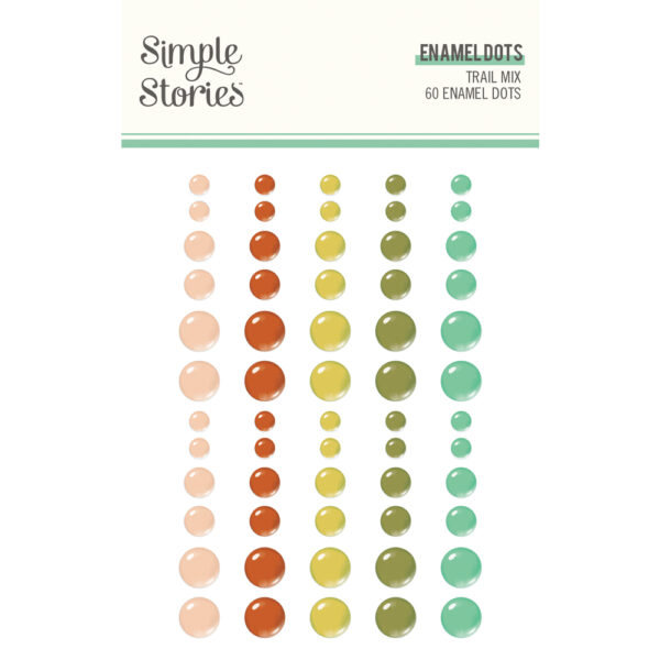 Simple Stories Trail Mix Enamel Dots Simple Stories Trail Mix Enamel Dots
