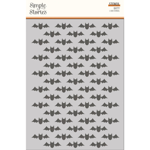 Simple Stories Faboolous Stencil Batty Simple Stories Faboolous Stencil Batty