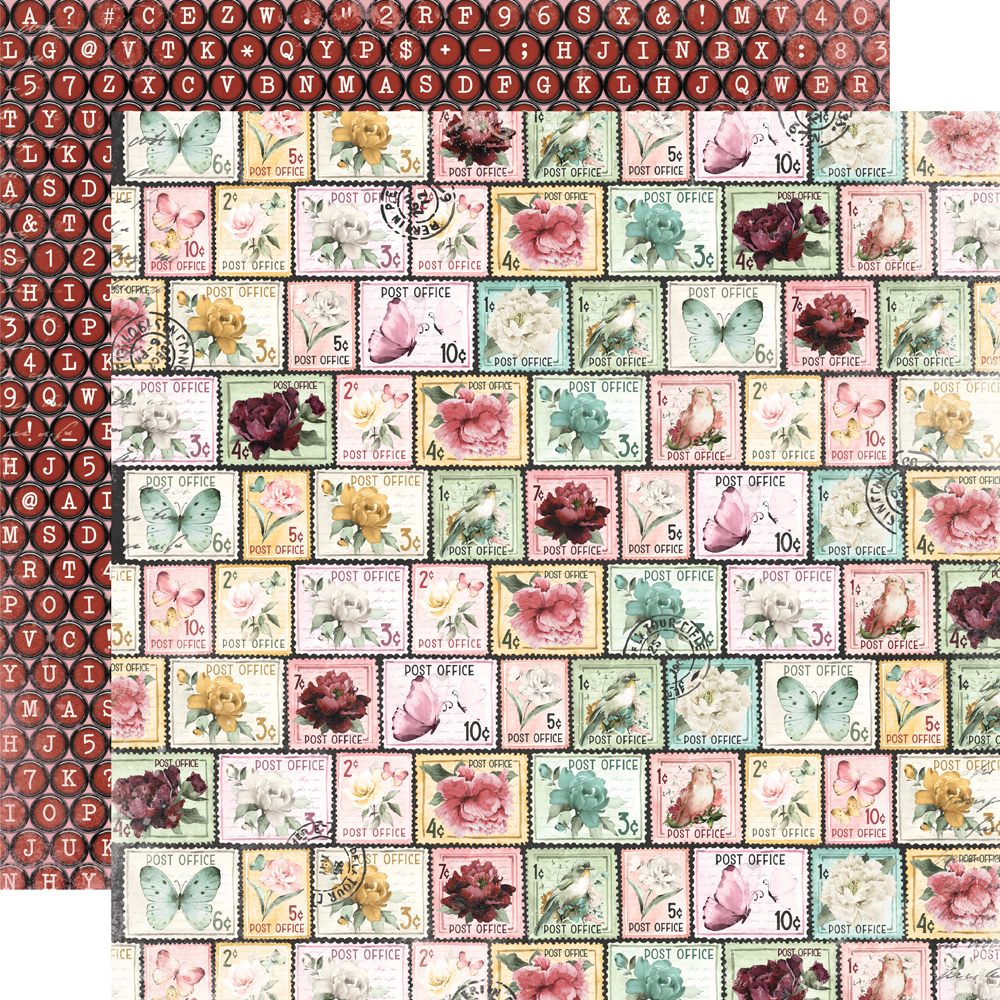 Simple Stories Simple Vintage Love Story 12X12 Love Notes