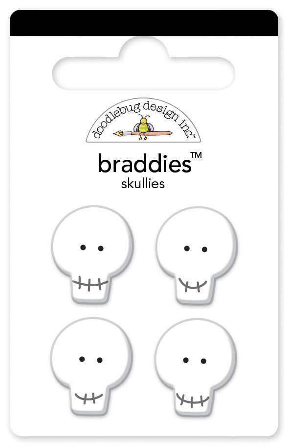 Doodlebug Sweet & Spooky Braddies Skullies