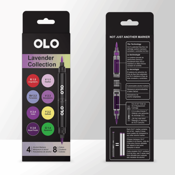 Olo 4 Piece Set Lavender