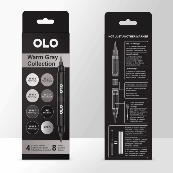 Olo 4 Piece Set Warm Gray