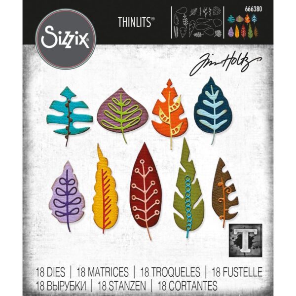 Sizzix Die Artsy Leaves Sizzix Die Artsy Leaves