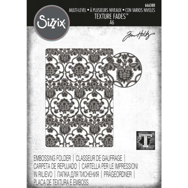 Sizzix Embossing Folder 3D Tapestry Sizzix Embossing Folder 3D Tapestry