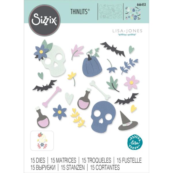 Sizzix Thinlit Die Spooky Icons Sizzix Thinlit Die Spooky Icons