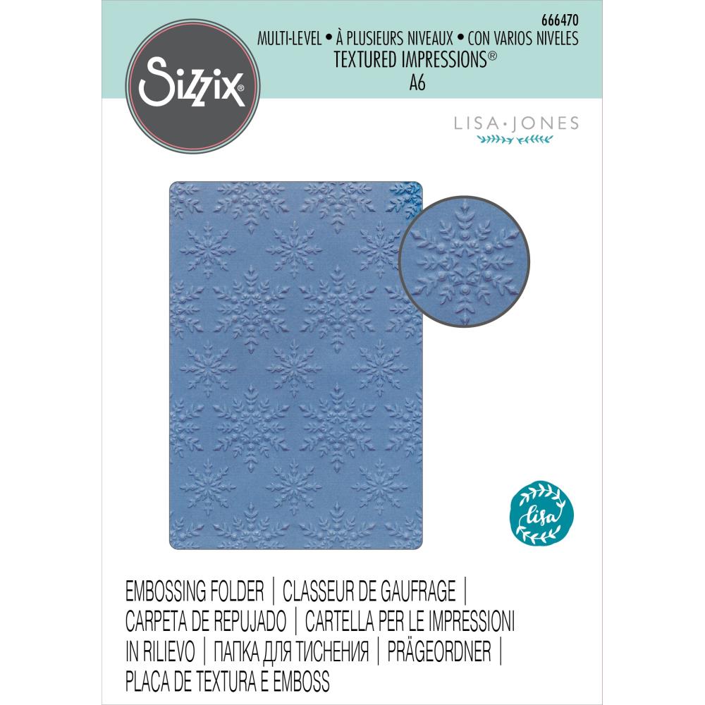 Sizzix Embossing Folder Snowflake Sparkle