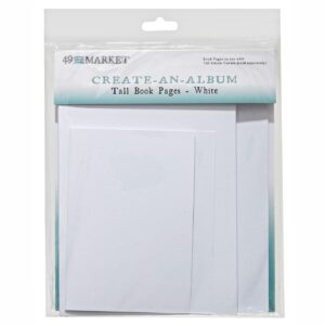 49 & MARKET TALL BOOK PAGES WHITE