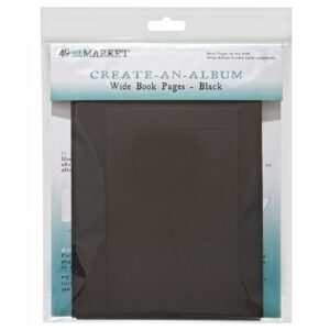 49 & MARKET WIDE BOOK PAGES BLACK