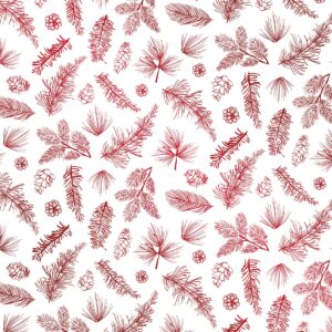 CRAFTER'S COMPANAION LUXURY ACETATE FESTIVE RED & GREEN