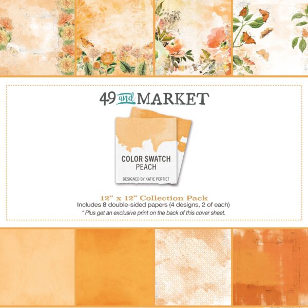 49 & Market Color Swatch Peach 12X12 Collection