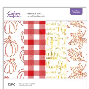 CRAFTER'S COMPANAION LUXURY ACETATE FABULOUS FALL