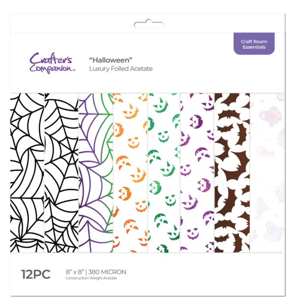CRAFTER'S COMPANAION LUXURY ACETATE 8X8 HALLOWEEN