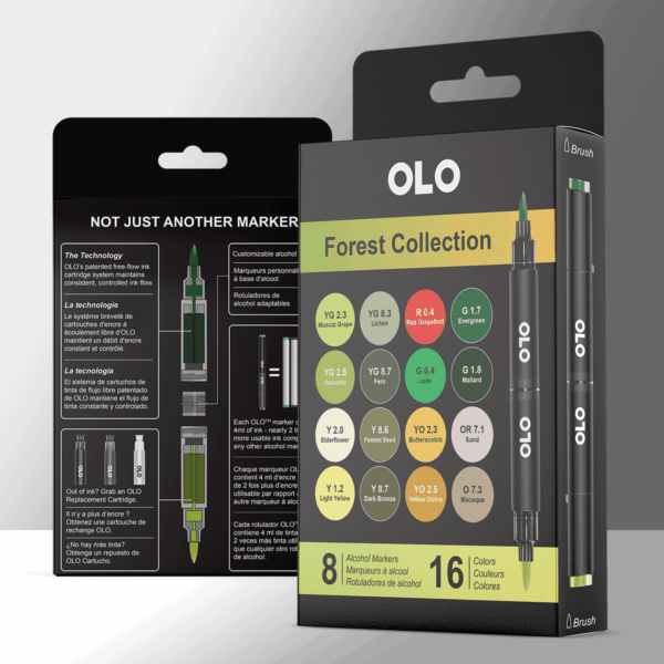 Olo 8 Piece Set Forest