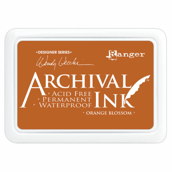 Ranger Archival Ink Pad Wendy Vecchi Orange Bloss Ranger Archival Ink Pad Wendy Vecchi Orange Bloss