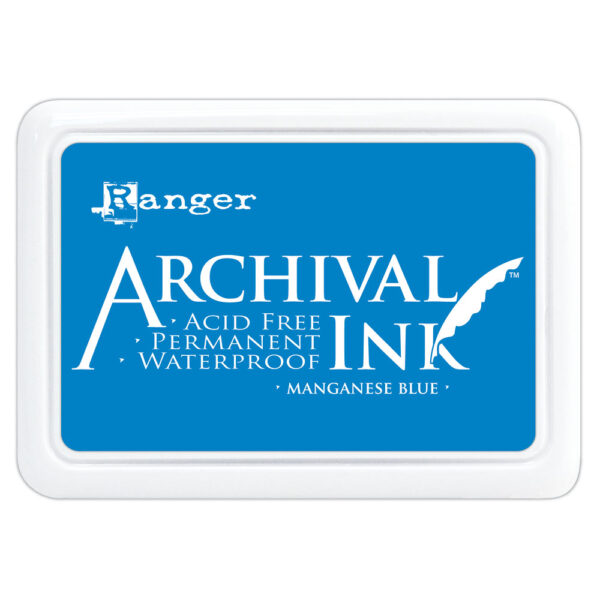 Ranger Archival Ink Pad Manganese Blue
