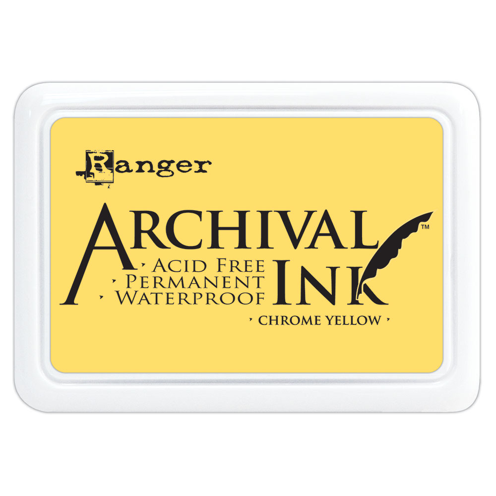Ranger Archival Ink Pad Chrome Yellow