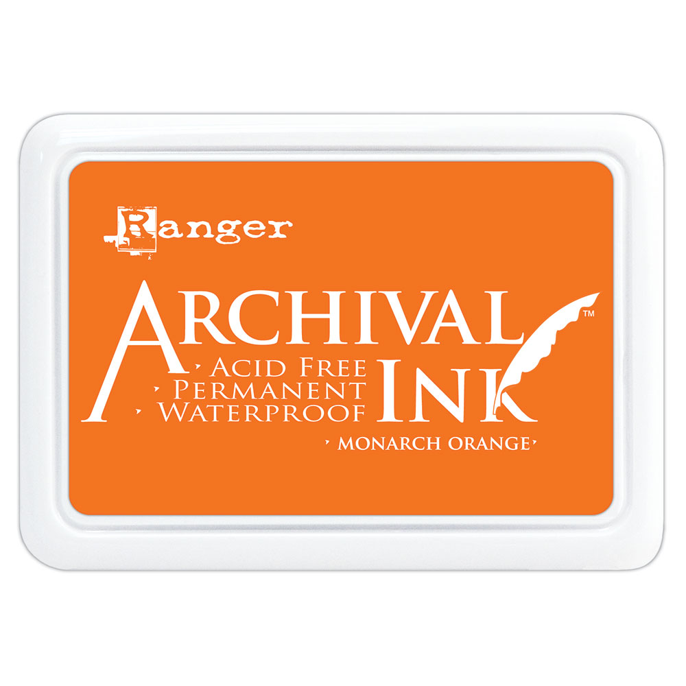 Ranger Archival Ink Pad Monarch Orange