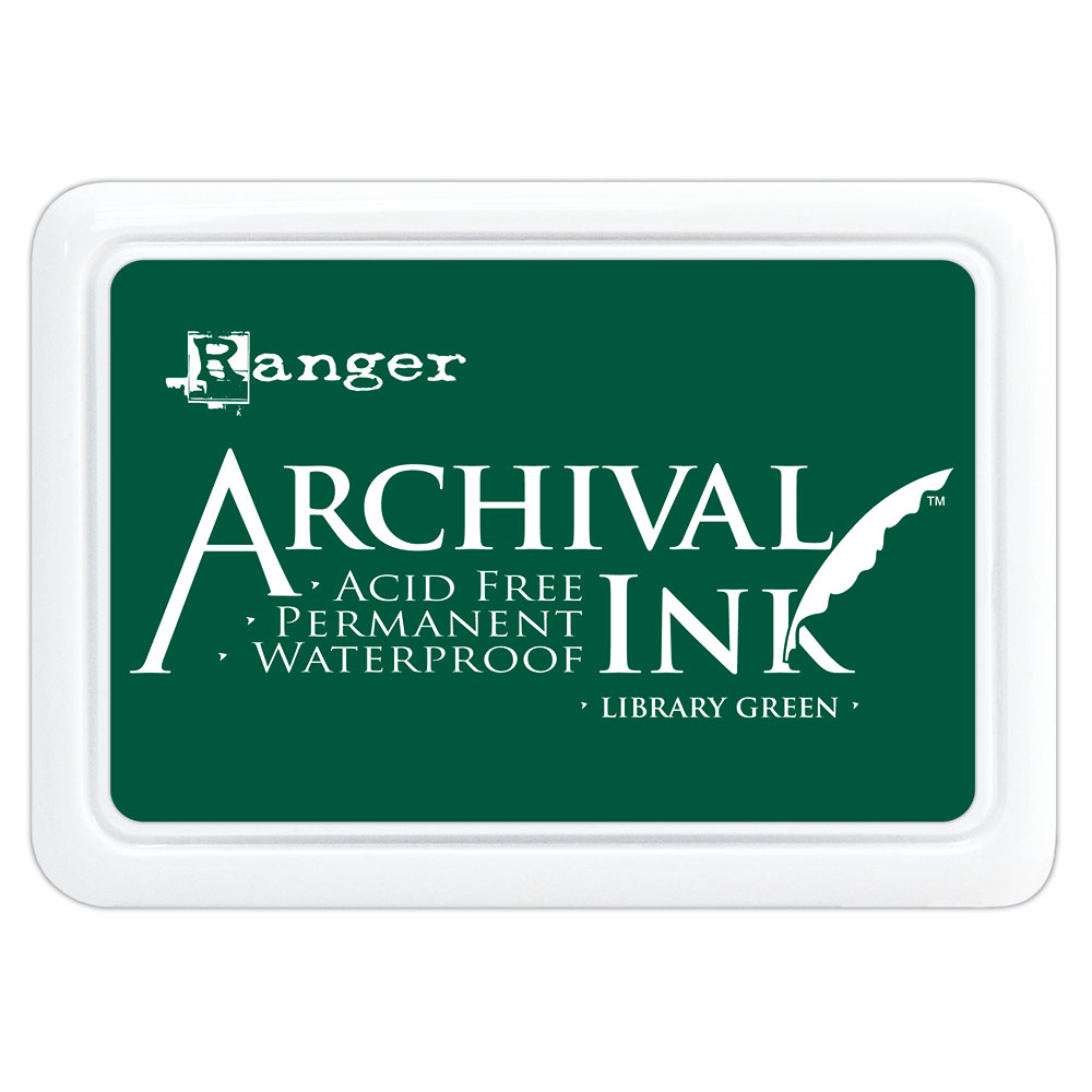 Ranger Archival Ink Pad Library Green
