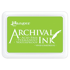 Ranger Archival Ink Pad Vivid Chartreuse