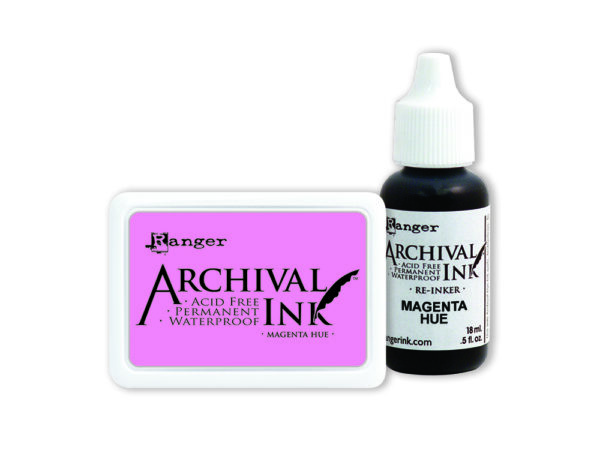 Ranger Archival Reinker Magenta Hue