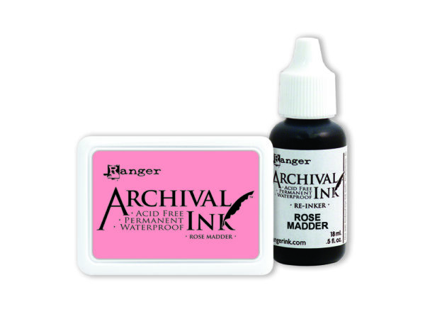 Ranger Archival Reinker Rose Madder