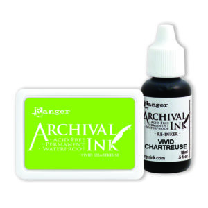 Ranger Archival Reinker Vivid Chartreuse
