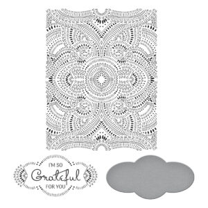 Spellbinders Betterpress Plate So Grateful For You