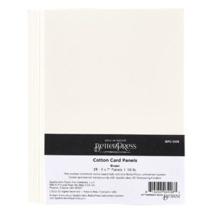 Spellbinders Betterpress A7 118 Lb Card Panel Bisque
