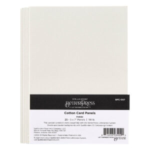 Spellbinders Betterpress A7 118 Lb Card Panel Pebble