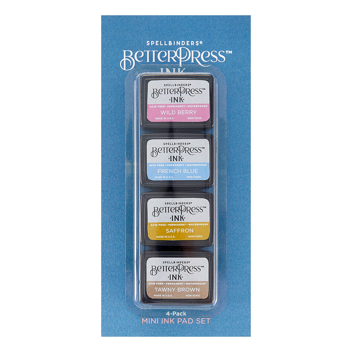 Spellbinders Betterpress Ink Set Nature Tones