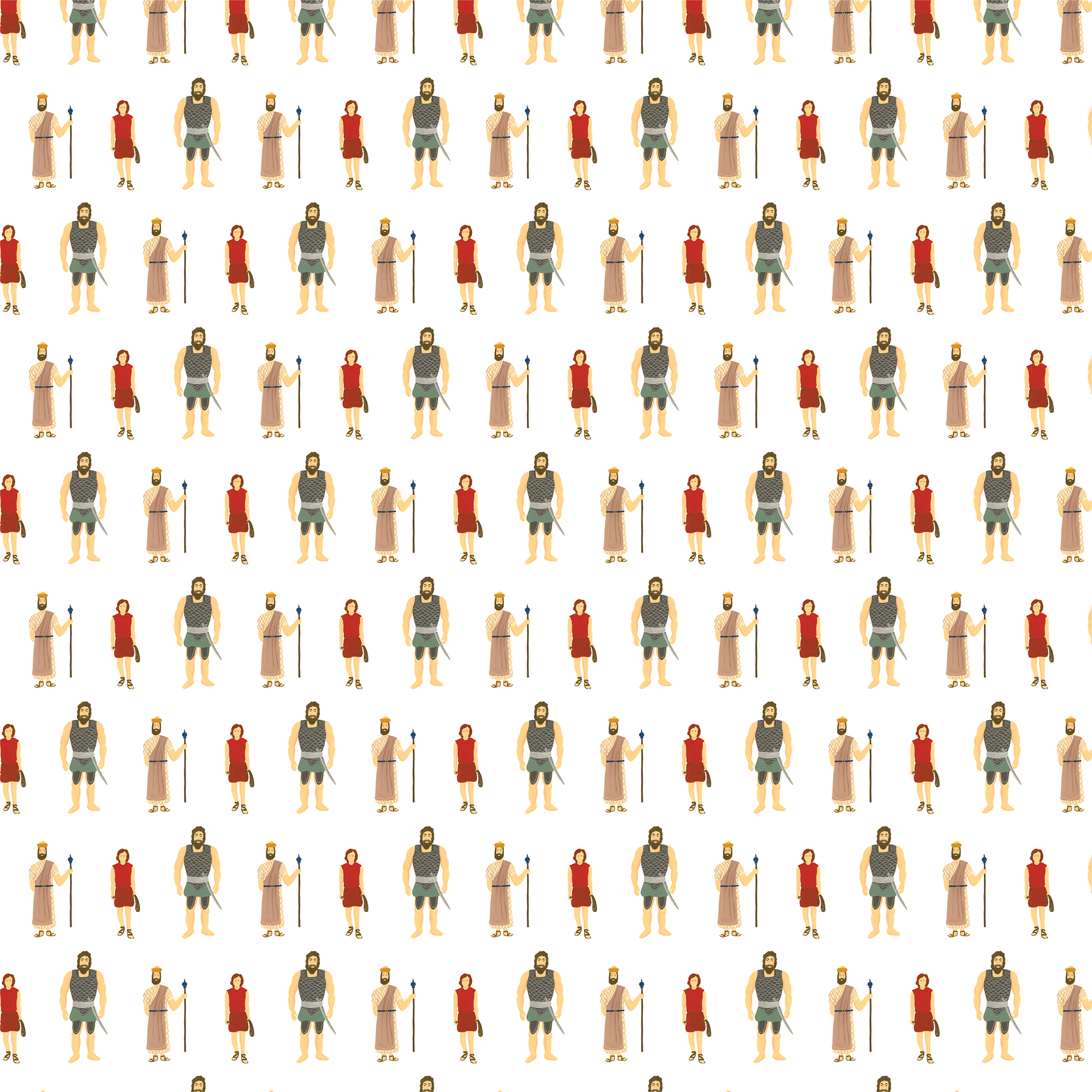 Echo Park Bible Stories 12X12 Battle With Giants