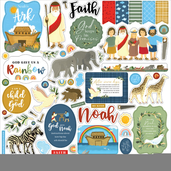 Echo Park Bible Stories Noah's Ark Element Sticker