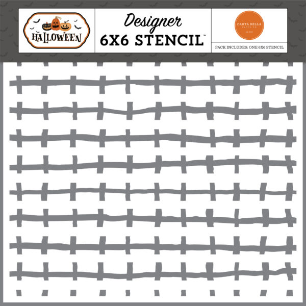 Carta Bella Halloween Spooky Scary Stitch Stencil Carta Bella Halloween Spooky Scary Stitch Stencil