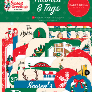 Carta Bella Season's Greetings Frames & Tags