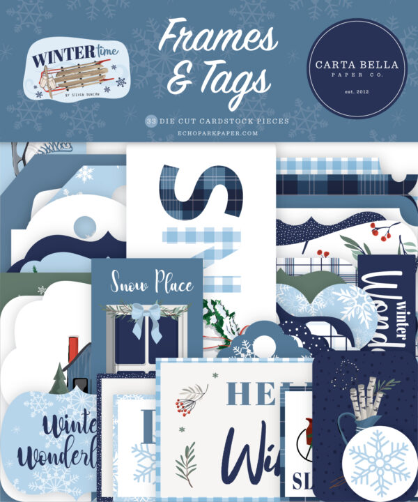 Carta Bella Wintertime Frames & Tags