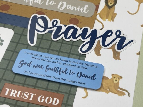 Echo Park Bible Stories: Daniel & the Lion's Den