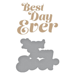 Spellbinders Foil Plate Glimmering Best Day