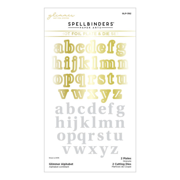 Spellbinders Foil Plate Glimmer Alphabet Spellbinders Foil Plate Glimmer Alphabet